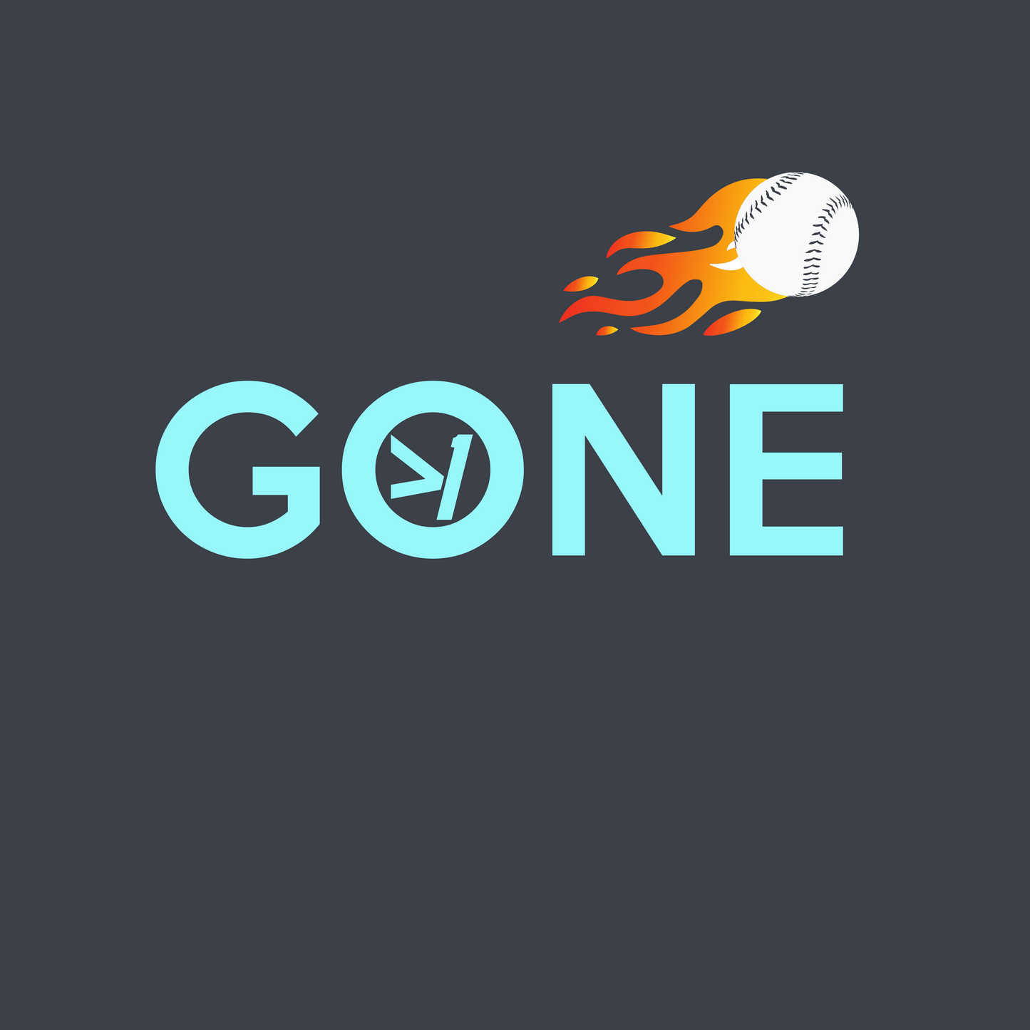 Gone Baseball Tee – Funny Home Run Graphic Shirt for Sluggers
