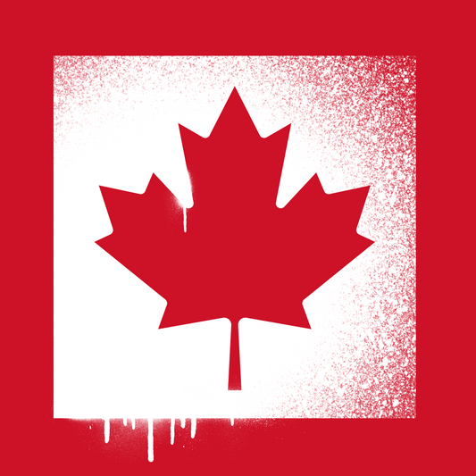 Canada Graffiti Flag Hoodie