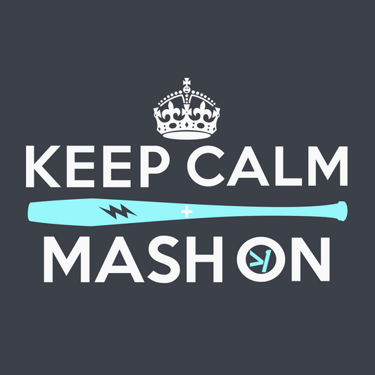 Keep Calm + Mash On Baseball Tee – Funny Baseball Hitter Shirt