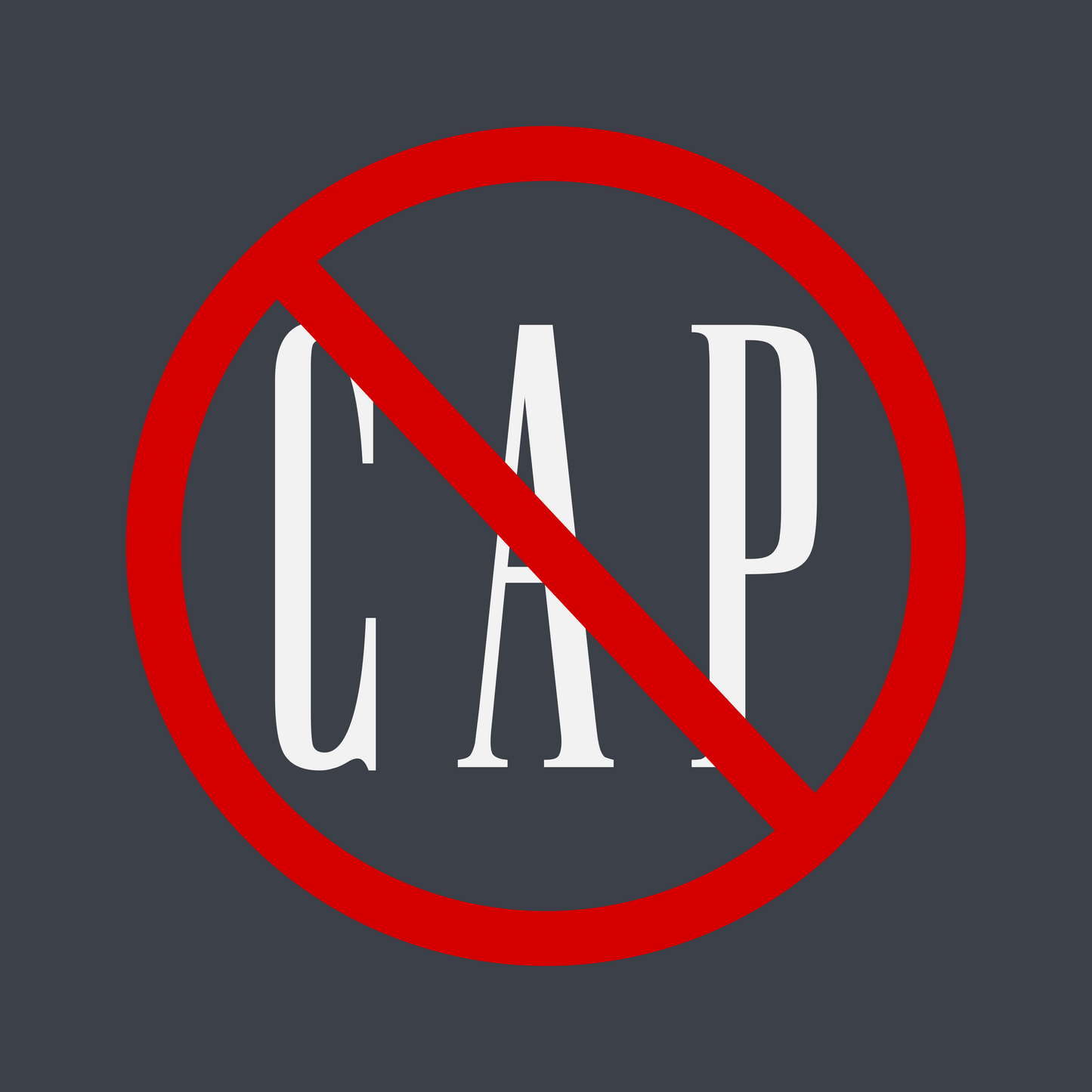 NO CAP Logo Tee Alt - Gen Z - A Truth Merch