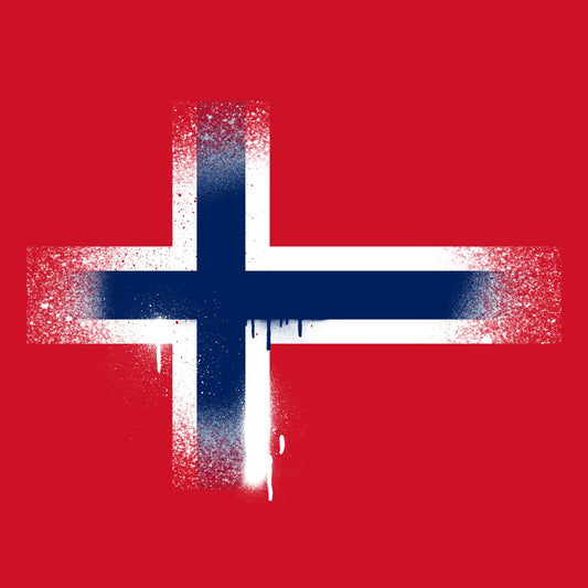 Norway Graffiti Flag tee – Street Meets State