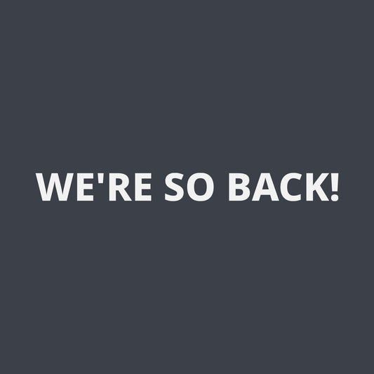 WE'RE SO BACK! tee