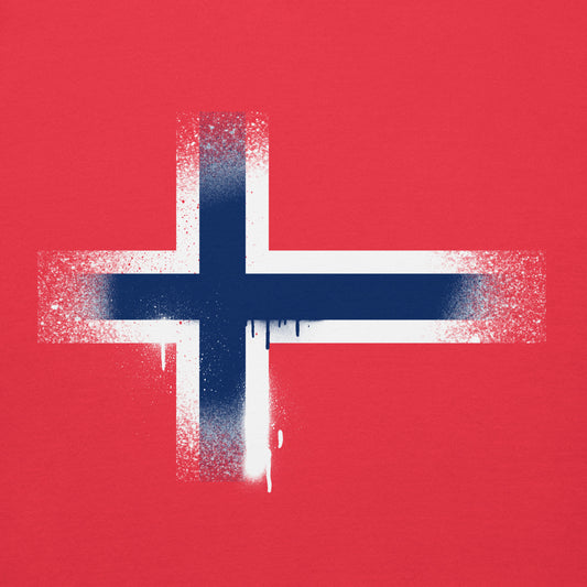Norway Graffiti Flag Hoodie