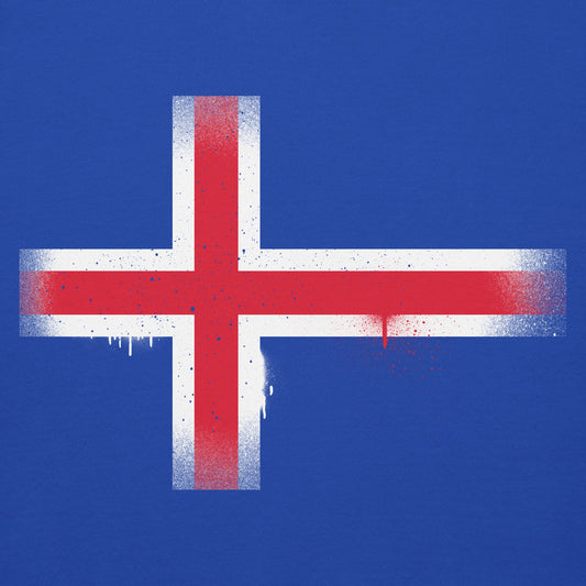 Iceland Graffiti Flag Hoodie