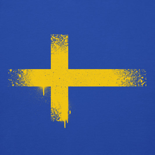 Sweden Graffiti Flag tee